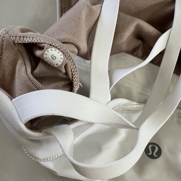 LULULEMON FREE TO BE MOVED SPORTS BRA WHITE size 6 - Picture 3 of 4